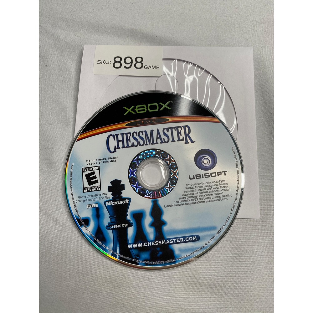Chessmaster Microsoft Xbox Original Video Game Disc Only